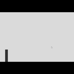 Press UP/DOWN ARROWS - moves a paddle vertically along the left side of the screen. Simulates a basic game mechanic.