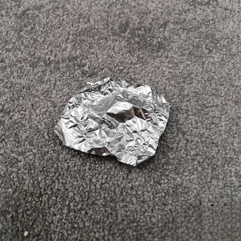 Tin foil is used as a conductive material, allowing touch input to be detected through the Makey Makey.
