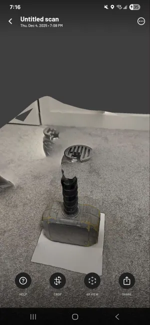 thor hammer messed up handle scan